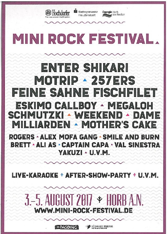 Mini-Rock-Festival 2017